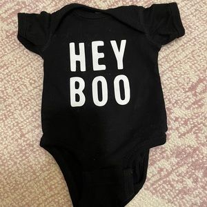 HEY BOO onesie